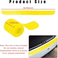 thumbnail image 2 of Yazoeia Car Rear Bumper Protector Guard, Auto Scratch-Resistant Rubber Trunk Door Entry Guard Accessory, Universal Non-Slip Vehicle Trunk Door Sill Protector for Most Cars(35"×2.7", Yellow, 2 of 6