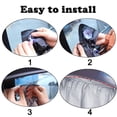 thumbnail image 3 of Car Shade Protect Car Sun Block Cortinas Ventana Lateral Trasera Cortina Ventosa Con Bolsa De Almacenamiento Yuarrent VI009877-00, 3 of 6