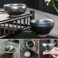thumbnail image 2 of CAROOTU 1pc Ceramic Teacup Chinese Style Pottery Tea Mug Dinnerwear for Home Use, 2 of 6