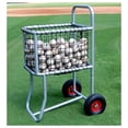 thumbnail image 3 of Trigon Sports Professional Sports Ball Locker with Wheels, Rolling Sports Ball Cart, Baseball Storage Rack for Indoor and Outdoor Sports, Gym, School, Black, 18'' W x 24'' L x 45'' H  , 3 of 6