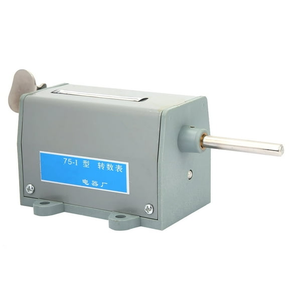 Tebru Pull Stroke Counter,Mechanical Rotating 5-Digit Counter Resettable Pull Stroke Manual Hand Tally Counting, Mechanical Click Counter