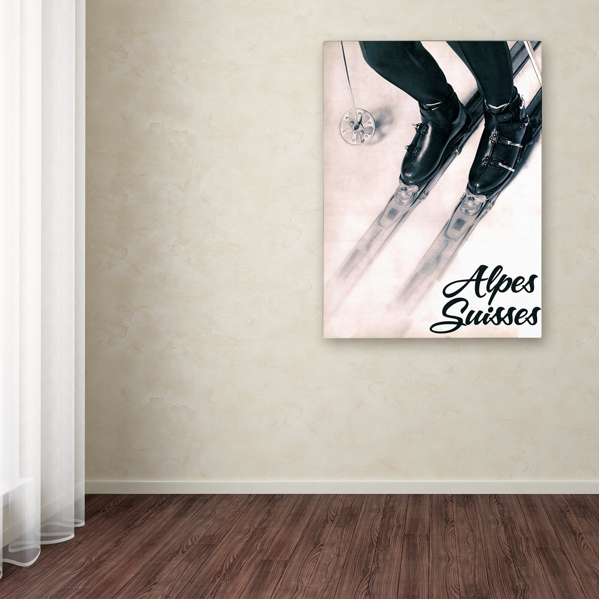 Vintage Apple Collection 'Alpes Suisses' Canvas Art