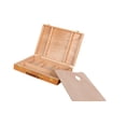 thumbnail image 4 of Caja de almacenamiento de herramientas de suministros de artista con organizador de mango con broches de bloqueo para marcadores de lápiz de acuarela, 4 of 9