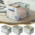 thumbnail image 1 of Vaidha Steel Frame Sundries Book Storage Basket Desktop Cosmetics Storage Box Snack Storage Box Home Kitchen Storage, 1 of 6