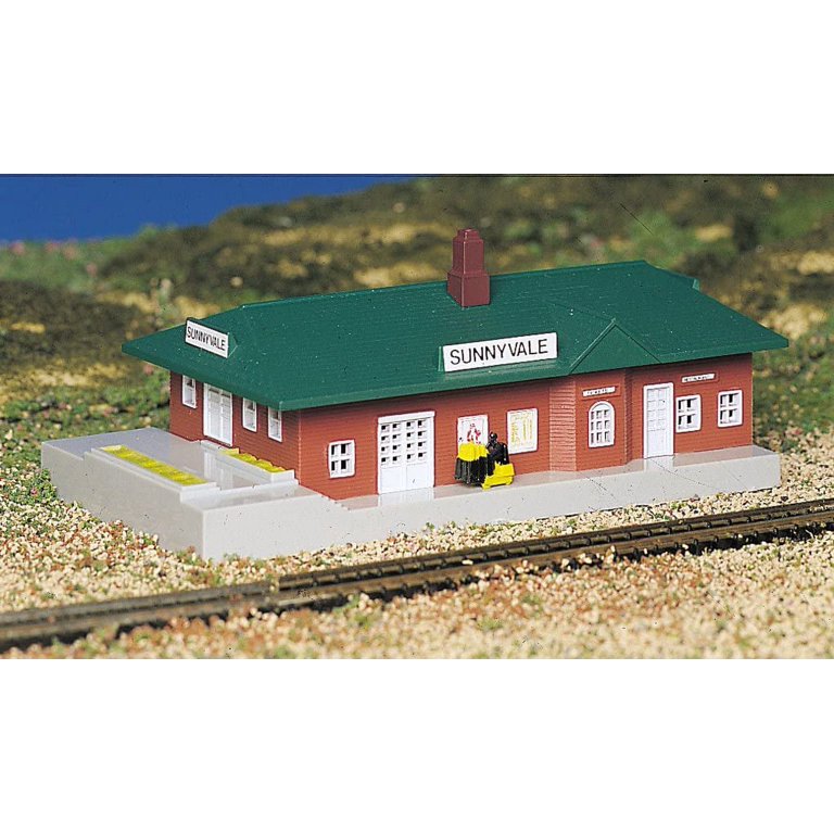Bachmann 駅　パッセンジャーステーション SUNNYVALE Bachmann - Sunnyvale Passenger Station Built-Up N - Walmart.com