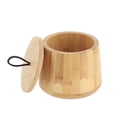 thumbnail image 6 of Evideco French Home Goods Bamboo Cotton Box Only Chic Fun Bamboo Bathroom Canisters, 6 of 7