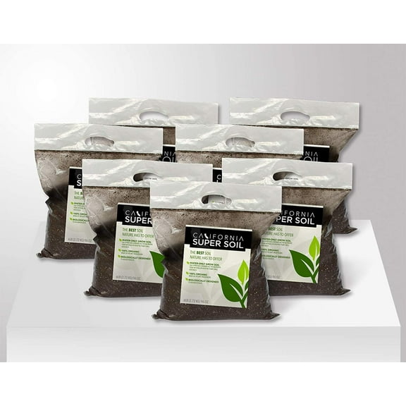 California Hot Soil - Premium Organic Super Soil - (7x) 6lbs Bags