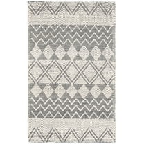 SAFAVIEH Natura Georgiana Diamond Area Rug, Black/Ivory, 3' x 5'