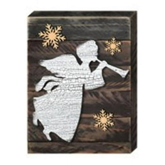 Designocracy 98813-08 Music Angel Art on Board Wall Decor