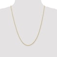 thumbnail image 2 of Auriga 10K Yellow Gold 1.3 mm Diamond-cut Rope Chain Necklace for Women 24", 2 of 6