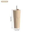 thumbnail image 2 of Vaso térmico de viaje de acero inoxidable de triple capa con tapa antiderrame y popote, libre de BPA, 710 ml, 2 of 2
