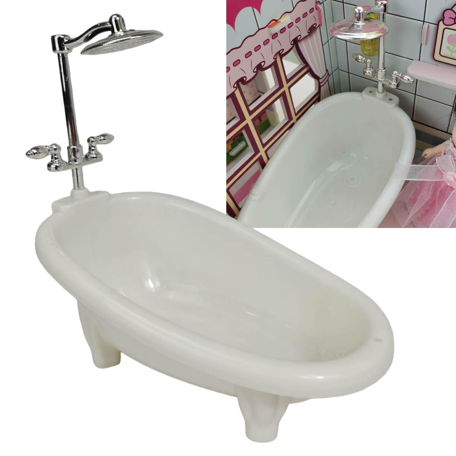 Miniature Mini Bathtub Miniature Furniture Accessory Pretend Toys