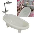 thumbnail image 2 of Miniature Mini Bathtub Miniature Dollhouse Simulation Bathroom Accessories Tub Model Toy Xmas Gifts, 2 of 9