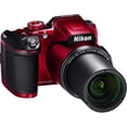 thumbnail image 4 of Nikon COOLPIX B500 Appareil Photo Numérique (Rouge) - Version Internationale (Sans Garantie) 32 Go 6 Pcs Ensemble Comprend Carte Mémoire 32 Go + Piles AA et Chargeur + Câble Micro HDMI + Trépied 57 Pouces + Poignée de Pistolet/t, 4 of 9