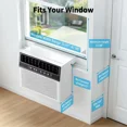 thumbnail image 5 of 10000 BTU U-Shaped Window Air Conditioner, 450 Sq.ft, Energy-Saving Window AC Unit with Remote, 5 of 7