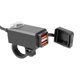 thumbnail image 1 of Cargador Turbo QC 3.0 Dual USB 20W Motocicleta Espejo Manubrio Accesorios Vcoapa CCM003, 1 of 4