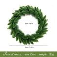 thumbnail image 4 of Artificial Christmas Wreath 16 Inch, Real Touch Norfolk Pine Wreath for Front Door, Faux Green Wreath Indoor Outdoor Decor, 4 of 6