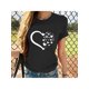 thumbnail image 1 of Camisetas De Manga Corta Para Mujer, Camisetas De Verano Para Oficina, Camping, ComprasBabysbule Women's Summer Tops Fashion Women Valentine's Day Print Short Sleeve T-shirt Novelty GraphCamisetas d, 1 of 7