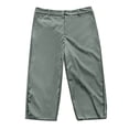 thumbnail image 4 of Aihuaihua Cropped Pants for Women Straight Leg Capris Summer Business Casual Work Pants Ankle Length Chino Trousers GN1 S, 4 of 4