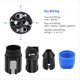 thumbnail image 2 of 5 Conectores de Altavoz NL4FC de con Giratorio, Adaptador de Cable de Audio para NL4FX, NLT4X y NL2FC. Accesorios B, 2 of 5