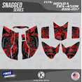 thumbnail image 2 of Kalair GFX Graphics Kit for Honda TRX450R (2006-2017) Snagged Series, 2 of 4