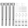 thumbnail image 2 of Tube de Grillade Outil de Camping en Acier Inoxydable; Pièces de Grillade Résistantes à la Température Réglables pour Accessoires de Cuisine, 2 of 7