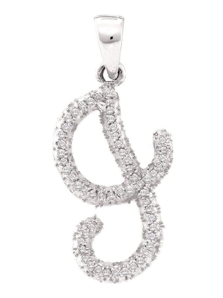 initial j diamond necklace