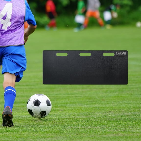 BENTISM Portable Soccer Rebounder Board, Black