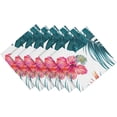 thumbnail image 6 of GZHJMY Set of 1 Hawaiian Floral Tropical Leaves Exotic Flower Jungle Palm Leaf Monstera Hibiscus Cloth Napkins Washable Polyester Dinner Napkins 20"X20" for Dining Table Wedding Party Fall Holidays, 6 of 7