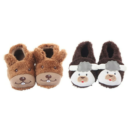 Kacakid 0-18M Cute Winter Warm Baby Boy Girl Unisex Soft Comfy Shoes Booties Slippers Crib (Best Baby Booties For Winter)