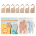 thumbnail image 4 of Wooden Closet Rack Size Divider Organizer 7 PCS Set for Infant 1, 4 of 6