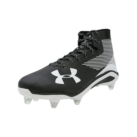 Under Armour Men's Hammer D Black High-Top Football Shoe - (Best Shoes For Freestyle Football)