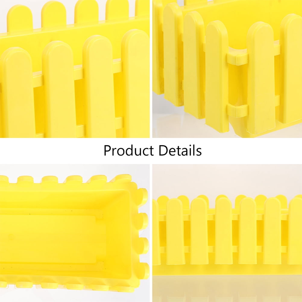 WRISTBIQUE Garden Planters Planter Yellow PP Cultivation Indoor Outdoor 1Pack