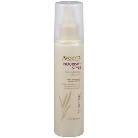 Johnson & Johnson Aveeno Active Naturals Curl-Defining Spray Gel, 5.2 oz