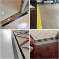 thumbnail image 5 of Threshold Ramps, Indoor Threshold Ramps Plastic Step Mat Household Sweeping Robot Climbing Mat Wheelchairs Ramps Non-Slip Texture Compression and Wear Resistance (Color : Black, Size : 100x12x5cm), 5 of 5