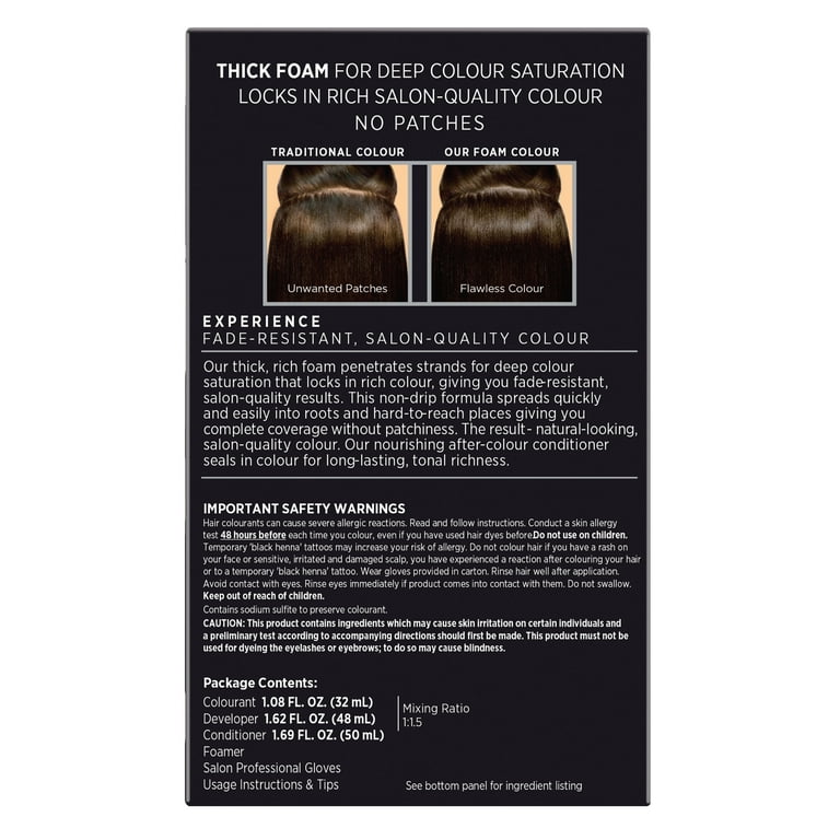 John Frieda Precision Foam Hair Color Kit, 5N Medium Natural