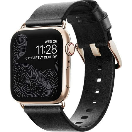 Nomad - Slim Modern Leather Watch Strap for Apple Watch® 38mm and 40mm
