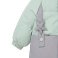thumbnail image 6 of Staki Girl Snowsuit Toddler Girl Snow Suit Kid Winter Snowsuit Outfits Hooded Jacket & Kids Snow Bibs Pants 1Y,2T,3T,4T,5T(Green,3-4 Years), 6 of 9