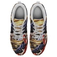 thumbnail image 2 of Trucker American Shoes for Men Women Running Shoes Lightweight Walking Sneakers Mesh Athletic Sport Shoes White Size 9.5, 2 of 5