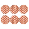 thumbnail image 2 of Pofeuu Maple Leaves A Print Leather Coasters Set of 6, Round Cups Mugs Mat Pad for Home Kitchen Heat Resistant Drink Coasters,Octagon, 2 of 7