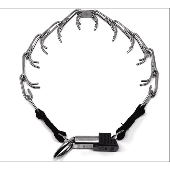 Herm Sprenger Stainless Steel Prong Dog Training Collar with Quick Release Buckl