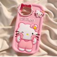 thumbnail image 1 of Sanrioed Hellokittyed funda de silicona para teléfono móvil, carcasa protectora para Iphone 12 13 15 Promax, 1 of 5