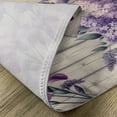 thumbnail image 4 of Ambesonne Lavender Place Mats Set of 4, Nostalgia Farm Leafy Bloom, Standard Size, Pale Khaki Quartz Mauve, 4 of 5