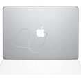 thumbnail image 1 of The Decal Guru Heart Doctor Decal Vinyl Sticker, 13" MacBook Pro (2016 & Newer Models), Silver (1417-MAC-13X-S), 1 of 1