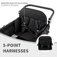 thumbnail image 6 of AILEEKISS Collapsible Wagon Stroller, Black, 6 of 10