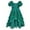 a-Green, variant on Otqutp Kids Formal Casual Dresses Toddler Baby Girls Spring Summer Solid Ruffle Short Sleeve Princess Dress Performance Dress Holiday Outfits(b-Green,9-10 Years)