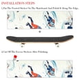 thumbnail image 2 of Ice Hockey Skateboard Grip Tape Pack of Two Emery PVC Stickers 8.8x32.6in 22.4x83 cm, 2 of 5