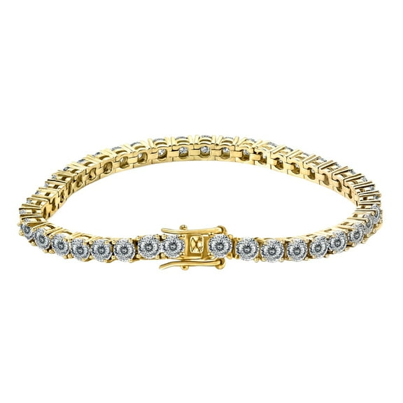 Moissanite Tennis Bracelets for Women Diamond Bangle Bracelets Wedding Bracelets for Brides Women's Tennis Bracelets 0.5 Carat Diamond Bracelets Promise Present