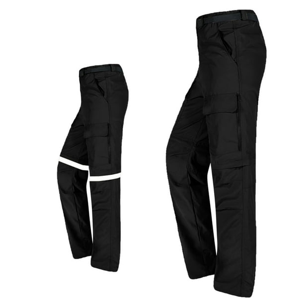 Pantalones largos para hombre, de color liso, informales, secos, para exteriores, finos, desmontables, largos, pantalones combinados para hombre