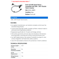 thumbnail image 2 of Front Left ABS Speed Sensor - Compatible with 2006 - 2007 Chrysler Town & Country, 2 of 2